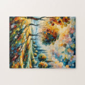 levendig landschap legpuzzel (Horizontaal)