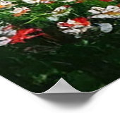 Levendig landschap met bergen, rivierlandschap poster (Hoek)