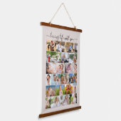 Levendig leven met You 24 Photo Masonry Grid Beige Hangend Wandkleed (Gebogen)