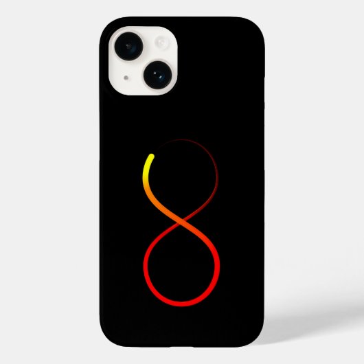 Levendig lui acht oneindig symbool V2 Case-Mate iPhone Case (Achterkant)