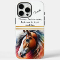 Levendig maned paard - AI kunst