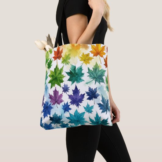 Levendig Maple Leaf Tas (Dichtbij)