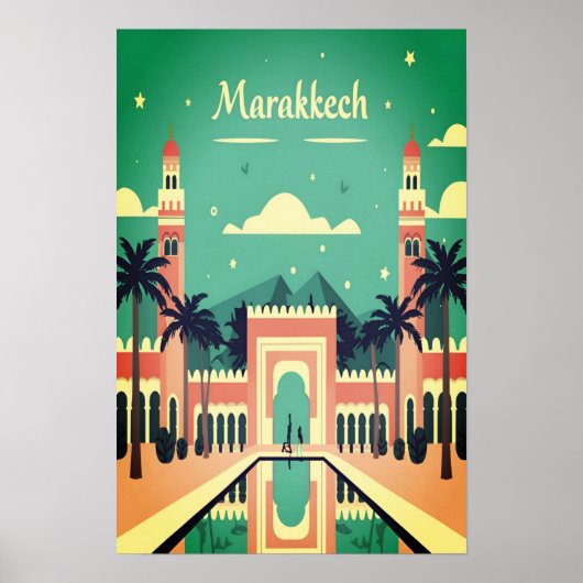 Levendig Marrakech: Wall Art Poster (Voorkant)