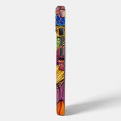 Levendig Maximalistisch Bloemmotief Case-Mate iPhone Case (Achterkant / Links)