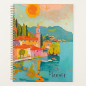 Levendig mediterraan dorp planner (Voorkant)