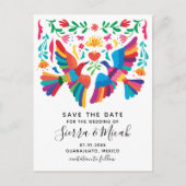 Levendig Mexicaans geïnspireerd Briefkaart van vog (Voorkant)