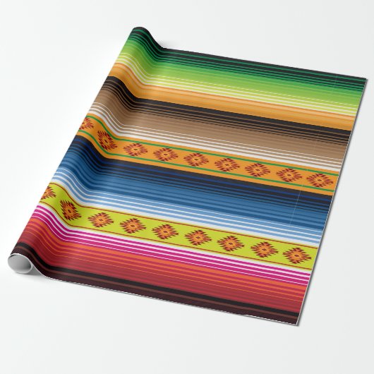 Levendig Mexicaans rioolpapier Cadeaupapier (Uitgerold)