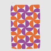 Levendig Mid Century Modern Golfhanddoek (Voorkant)