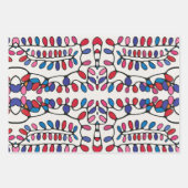 Levendig modern cadeau inpakpapier vel (Voorkant)