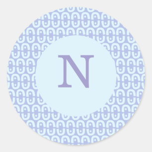 Levendig modern patroon met vette kleurvormen ronde sticker