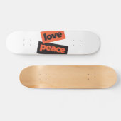 Levendig, moedig, eenvoudig, stedelijk ontwerp van skateboard (Horizontaal)