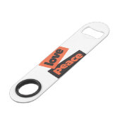 Levendig, moedig, eenvoudig, stedelijk ontwerp van speed flessenopener (Voorkant Gekanteld)