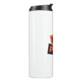 Levendig, moedig, eenvoudig, stedelijk ontwerp van thermosbeker (Gedraaid links)