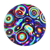 Levendig neon puls patroon snijplank (Voorkant)