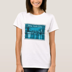 Levendig New York City Skyline T-shirt
