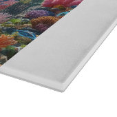 Levendig onderwater koraalrif avontuur snijplank (Hoek)