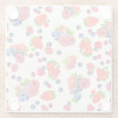 Levendig Onderzetter van gemengde bessen (Achterkant)