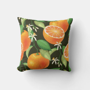 Levendig Oranje naadloos patroonontwerp Kussen