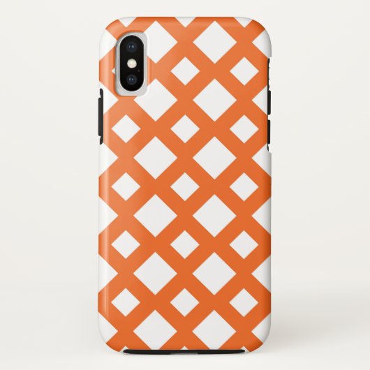 Levendig Oranje rooster op wit Case-Mate iPhone Case (Achterkant)