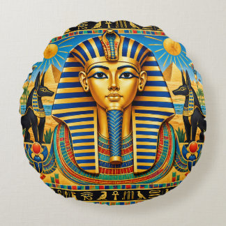 Levendig Oudegyptische Faraonisch met Anubis Rond Kussen
