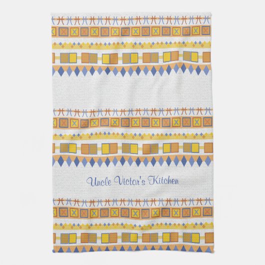 levendig Pattern oom's Kitchen Theedoek (Verticaal)