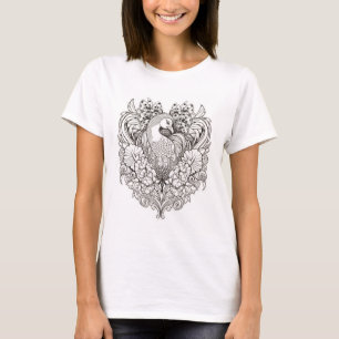 Levendig Peacock Majesty T-shirt Design