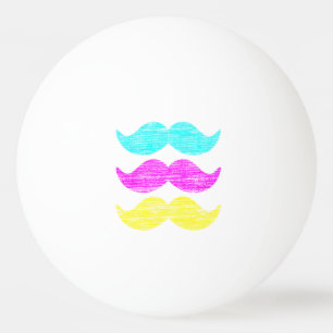 Levendig Pop Art Snor Baadpak Ping Pong Pingpongballen