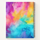 Levendig Rainbow Painting Composition Notitieboek (Achterkant)