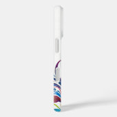Levendig Regenboog Barok Krulwerk Bloemmotief Case-Mate iPhone Case (Achterkant / Rechts)