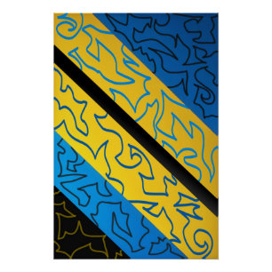 Levendig ritme Abstract Perfect Poster