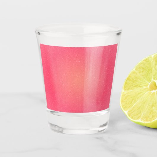 Levendig roze gradiënt shot glas (Voorkant)