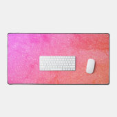 Levendig Roze & Perzik Gradient Desk Mat - Sparkli (Keyboard & Muis)