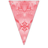 Levendig roze textielontwerp met ingewikkelde fl vlaggetjes (Eerste vlag)