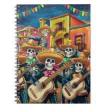 Levendig Skelet Mariachi Band Día de Los muertos