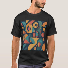 Levendig spectrum: Draagbare kunst T-shirt