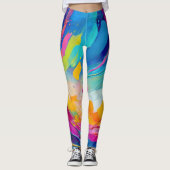 Levendig spectrum leggings (Voorkant)