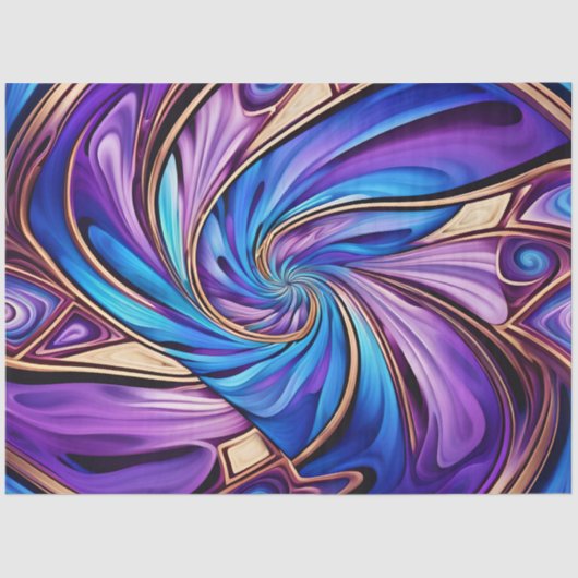 levendig spiraalweefselpapier tissuepapier (Voorkant)