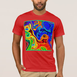 Levendig stijlpatroon t-shirt