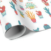 Levendig succulent en cactus inpakpapier (Rol Hoek)