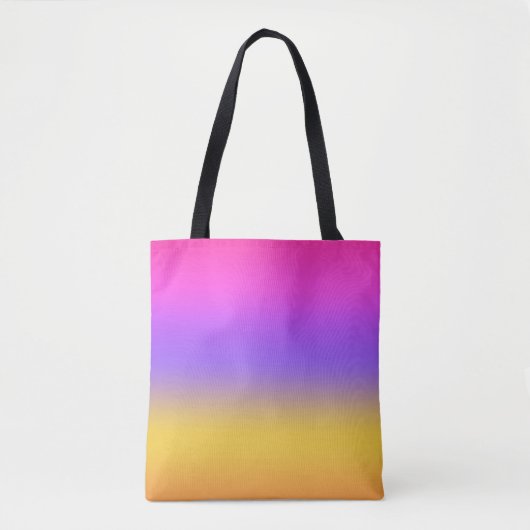 Levendig Sunset Ombre Gradient Design Draagtas (Voorkant)