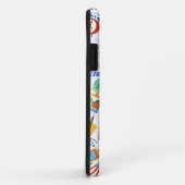Levendig Terug naar School Pattern Case-Mate iPhone Case (Achterkant/rechts)