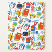 Levendig  Terug naar School Pattern Planner (Achterkant)