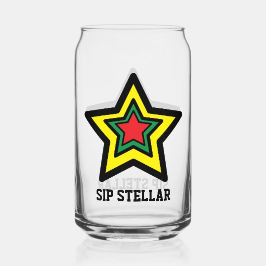 Levendig Triple Star SIP STELLAR glas (Achterkant)