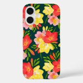Levendig tropisch bloemenpatroon Case-Mate iPhone case (Achterkant)