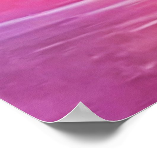 Levendig Tropisch Flamingo Glow Design Poster (Hoek)