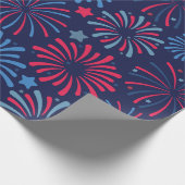 Levendig vuurwerkscherm cadeaupapier (Hoek)