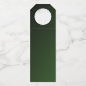 Levendig warm water op leder flessenhanger (Achterkant)