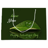 Levendig warm water op leder groot cadeauzakje (Voorkant)