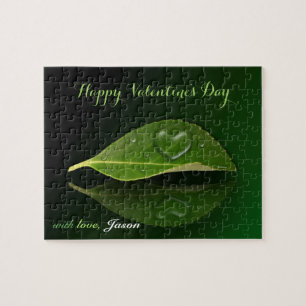 Levendig warm water op leder legpuzzel