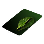 Levendig warm water op leder magneet (Linkerzijde)